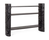 Cumpara ieftin Consola lemn negru Arwood 156x36x110 cm