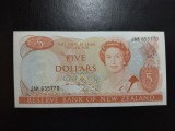 NOUA ZEELANDA 5 DOLARI 1981 SUPERBĂ