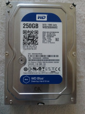 Hard disk PC Desktop 250GB HDD SATA 3.5 Western Digital Blue WD2500AAKX OK foto