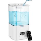 Umidificator de Aer Ultrasonic SofiaCONCEPT&reg;, 5.5 L, Aromaterapie, Oprire Automata, Silentios, White Pearl