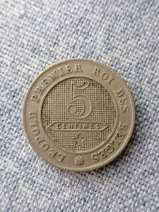 5 CENTIMES 1861 - BELGIA