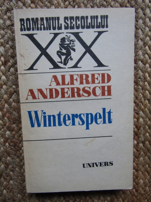 WINTERSPELT - ALFRED ANDERSCH