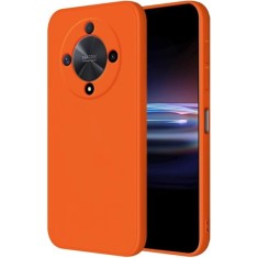 Husa Soft Touch, slim, ALC Mobile, anti soc, compatibila cu Honor Magic 5 Lite, Portocaliu Tpu foto
