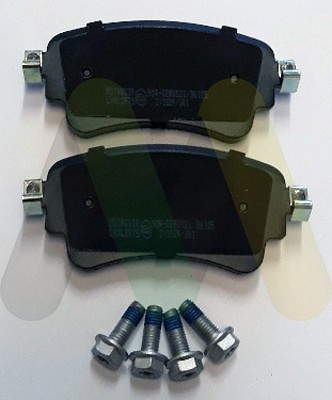 MOTAQUIP LVXL1875 set placute frana,frana disc