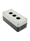 Cutie comanda caseta goala cu 3 gauri pentru 3 butoane 22mm IP65, Omu System