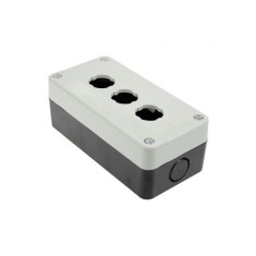 Cutie comanda caseta goala cu 3 gauri pentru 3 butoane 22mm IP65