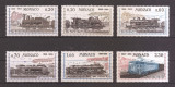 Monaco 1968- Locomotive-Aniversarea a 100 de ani a căii ferate Nisa-Monaco, MNH, Nestampilat