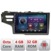 Navigatie Honda Fit 2014-2019 Android radio gps internet Octa core 4+32 Kit-fit-14+EDT-E409 CarStore Technology