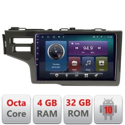 Navigatie Honda Fit 2014-2019 Android radio gps internet Octa core 4+32 Kit-fit-14+EDT-E409 CarStore Technology