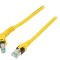 Patch cord S/FTP Cat 6a galben 2m