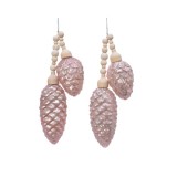 Cumpara ieftin Globuri decorative - Pinecone - Blush Pink - mai multe modele | Kaemingk