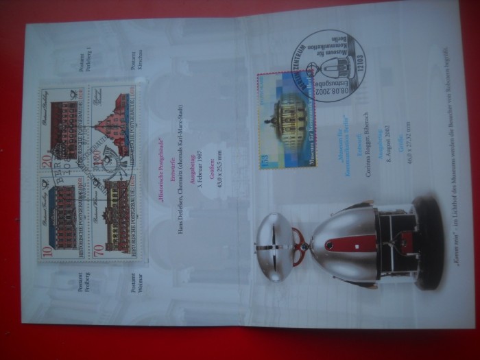 HOPCT MAXIMA ROMANIA NR 1324 CENTRU DE COMUNICATII BERLIN-BRDPLUS DDR -GERMANIA