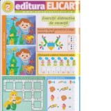 Tabla de joc Jocul vacantei - Exercitii distractive de vacanta pentru clasa a II-a (format A4)