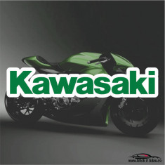 KAWASAKI-MODEL 1-STICKERE MOTO - 10 cm. x 2 cm.