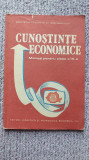 Manual Cunostinte economice, clasa a IX-a, 1989, 78 pagini