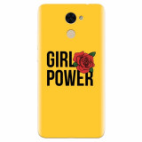 Husa silicon pentru Huawei Enjoy 7 Plus, Girl Power