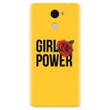 Husa silicon pentru Huawei Y7 Prime 2017, Girl Power