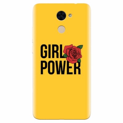 Husa silicon pentru Huawei Enjoy 7 Plus, Girl Power foto