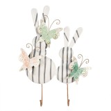 Decoratiune Iepurasi 35x6x47 cm