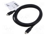 Cablu USB 4.0 USB C Goobay 2m negru 20Gbps