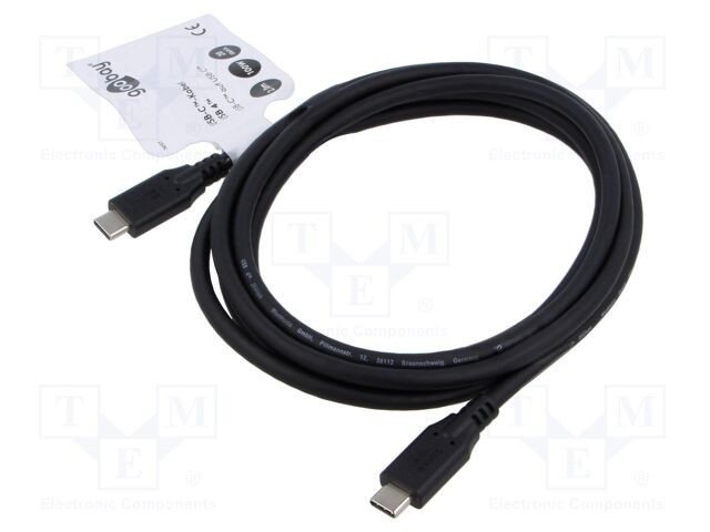 Cablu USB 4.0 USB C Goobay 2m negru 20Gbps