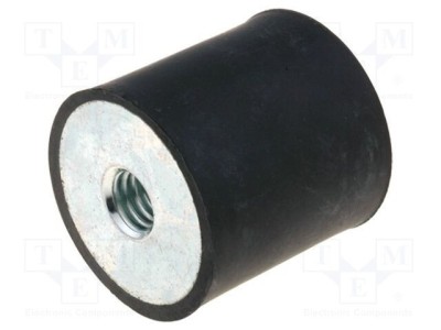 Atenuator de vibraţii M10 &amp;Oslash;50mm, lungime 50mm, H 10mm, 4750N - ELESA GANTER foto