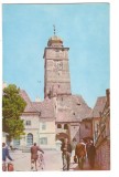 CPIB 24688 CARTE POSTALA - SIBIU: TURBUL SFATULUI, BICICLETA, RPR, NECIRCULATA