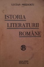 ISTORIA LITERATURII ROMANE foto