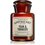 Paddywax Apothecary Teak &amp; Tabacco lum&acirc;nare parfumată 226 g