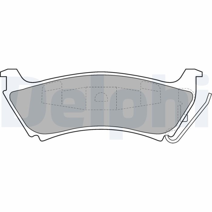 DELPHI LP1501 set placute frana,frana disc