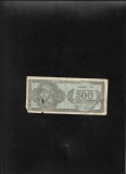 Grecia 500000000 500 000 000 drahme drachmai 1944 seria036280 uzata
