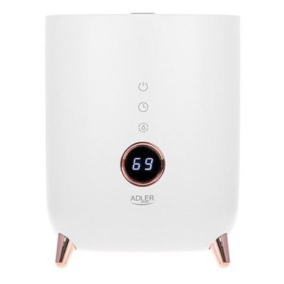 Umidificator de aer ultrasonic, afisaj LED, 23 W, alb, Adler AD7972W foto
