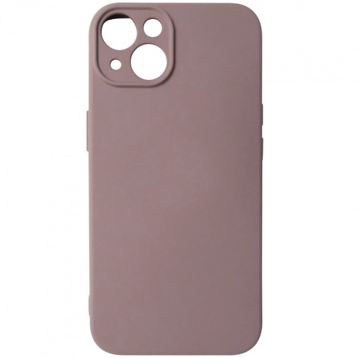 Husa silicon TPU Matte bej-roz pentru Apple iPhone 13