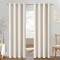 Draperie Semi-Blackout, Prindere Inele, 2 buc 140 x 240 cm, Bej Deschis - CN