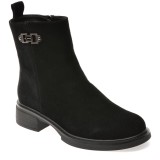 Cumpara ieftin Ghete FLAVIA PASSINI negre, DX01331, din piele intoarsa