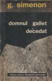 Domnul Gallet, decedat - Georges Simenon