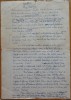 Manuscris Victor Eftimiu, 3 pagini, Elena Teodorescu, scriitor aroman