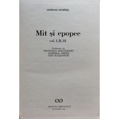 Mit Si Epopee - Georges Dumezil , C314