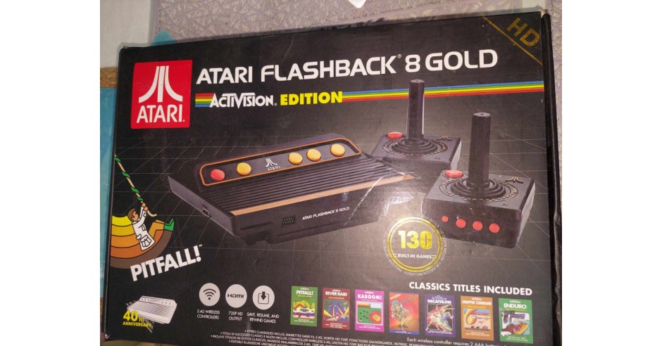 Consola ATARI FlashBack Gold HD, 120 Jocuri Clasice, 2 Controllere ...