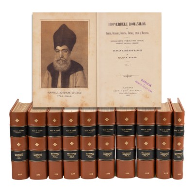 Iuliu A. Zanne, Proverbele rom&amp;acirc;nilor, 10 volume, 1895-1903 foto