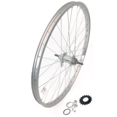 Roata - 24x1.5-1.75 - spate - al smp - (china, 36h, 14g)