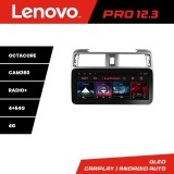 Navigatie Toyota 4runner 2009-2019 Lenovo PRO 4+64 12.3 inch qled android 4G DSP gps internet KIT-4runner
