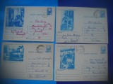 HOPCT LOT 2063 -IP MUZEUL TEHNIC BUCURESTI -4 CARTI POSTALE-CIRCULATE