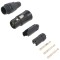 Conector XLR mamă 3 pini, drept