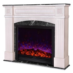 Semineu electric Josefina maxi &amp; Maximus, Dimensiuni (IxLxA) 1370x1570x320 mm, Telecomanda, Flacara colorata