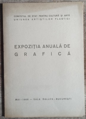 Expozitia anuala de grafica mai 1966 sala Dalles foto