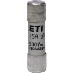 Siguranta fuzibila cilindrica 25A CH10X38 gG 500V Eti 002651021
