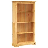 Cumpara ieftin Biblioteca 4 rafturi pin, stil mexican Corona 80x29x150 cm