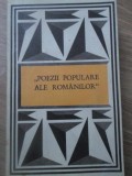 Poezii Populare Romani - Vasile Alecsandri, Minerva 1982, Paperback, Beletristica