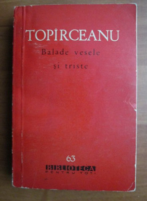 G. Topirceanu - Balade vesele şi triste foto